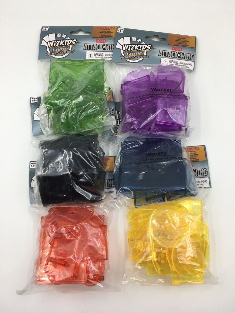 D&D Attack Wing - Base and Peg Set - SEALED