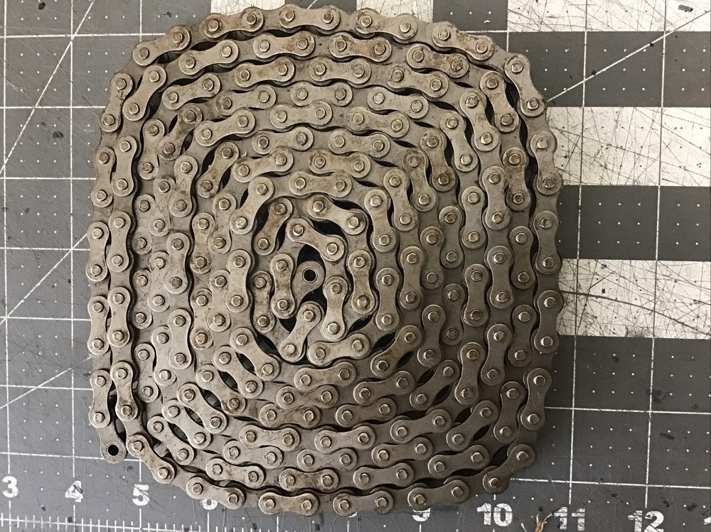 DIAMOND ROLLER CHAIN 41-2 RIVETED 2-STRAND 10-FT. (LMP14M)