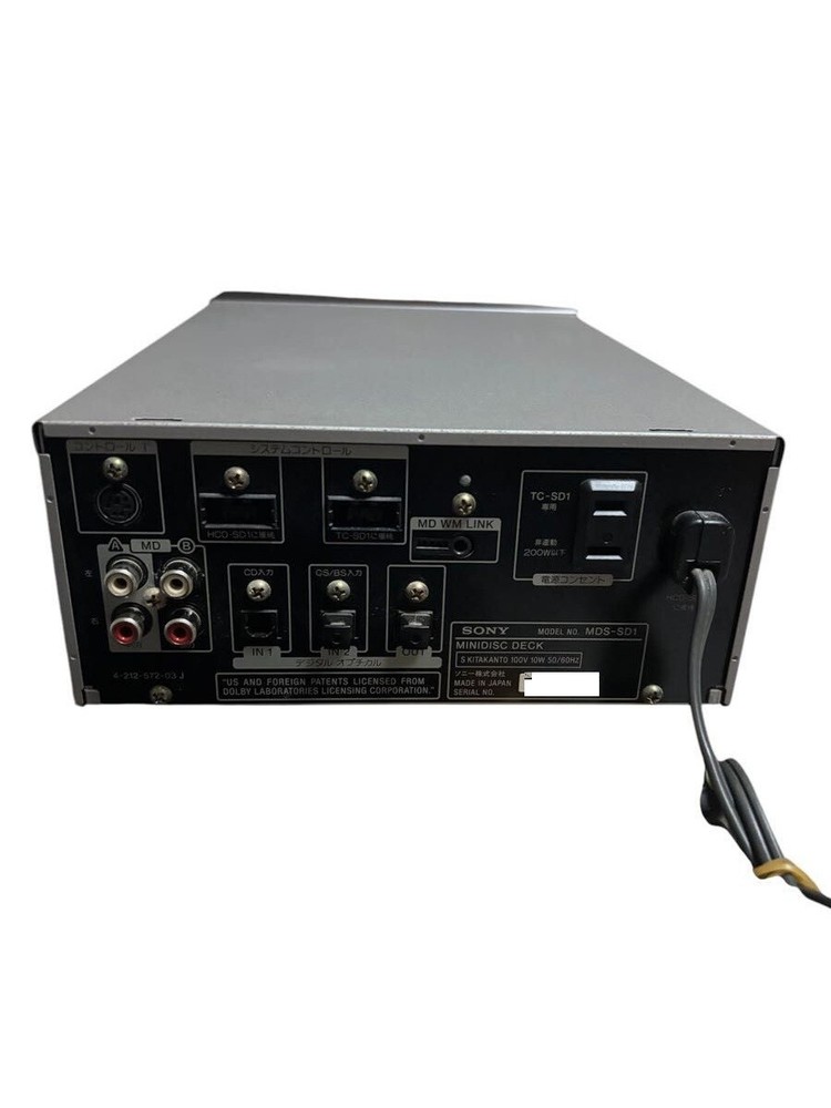 SONY MDS-SD1 MD Deck Player Recorder Good HP
