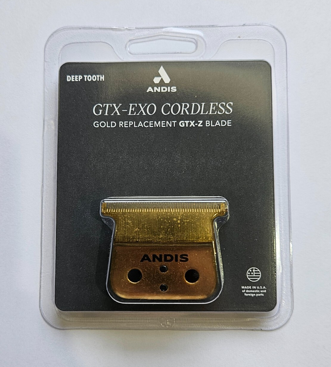 Andis #74110 GTX-EXO Cordless Gold GTX-Z Replacement Blade Deep Tooth