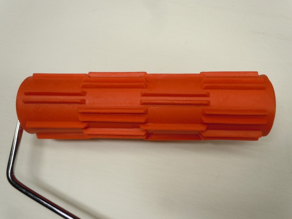 3 Patterned 7" Paint Roller Decorative Embossed Texture Wall Tool Lot