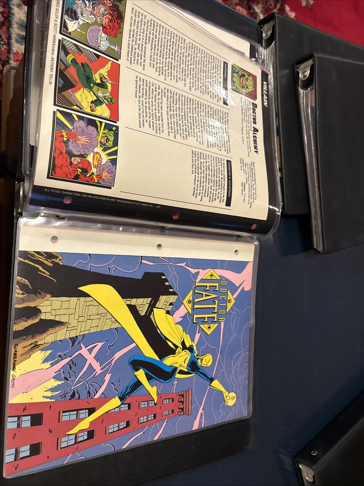 Comic Book Bio Binder