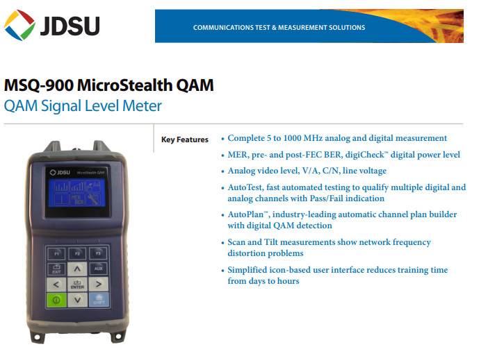 MicroStealth QAM / MSQ-900