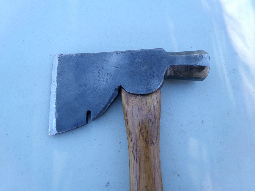 Tacony 2 Solid Steel Carpenter Hatchet Axe Hammer Vintage Tool