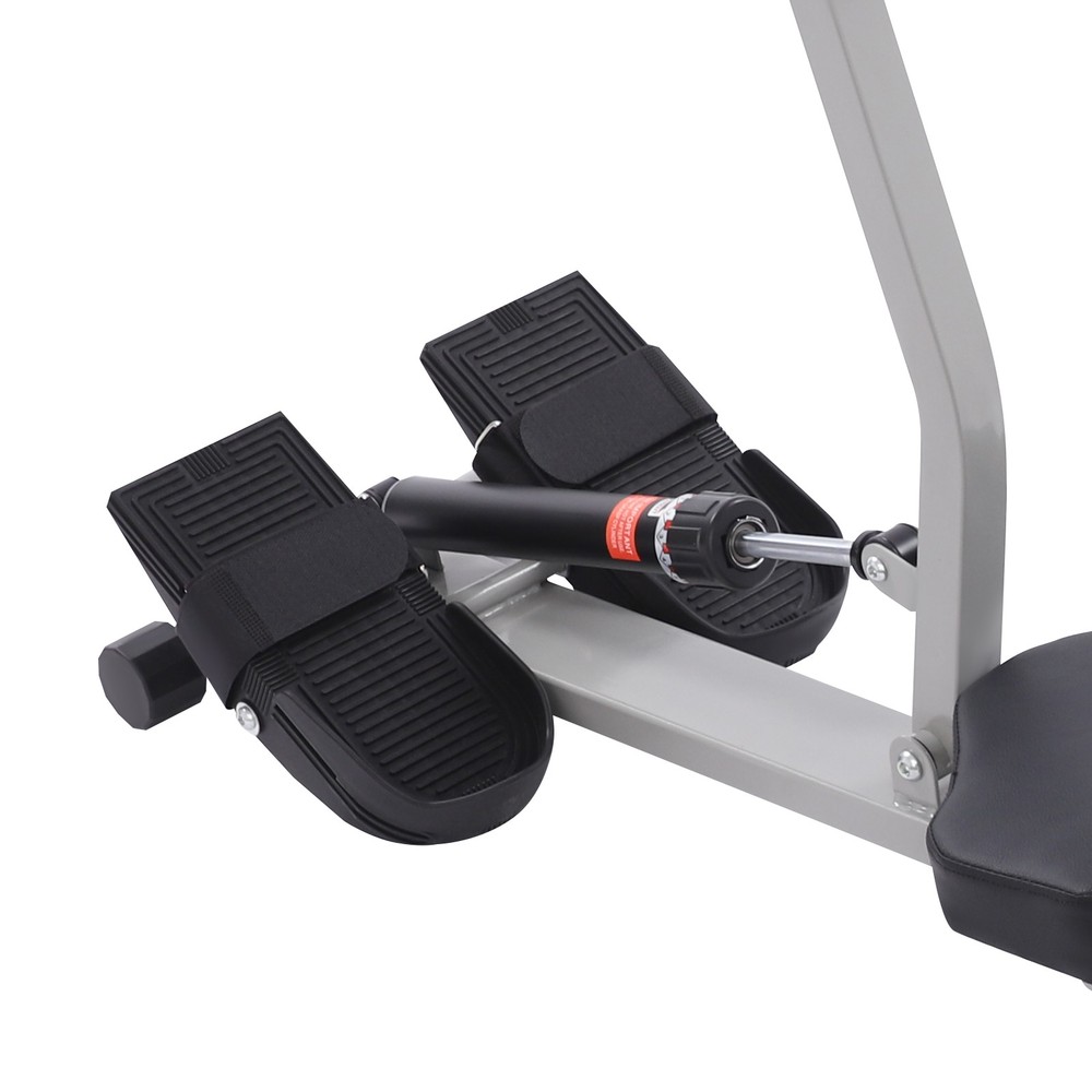Adjustable Home Rowing Machine Foldable Rowing Exercise Machine w/ LED Display