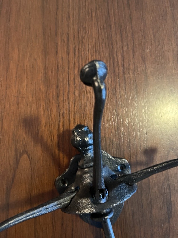 Vintage Cast Iron Coat Hanger ￼