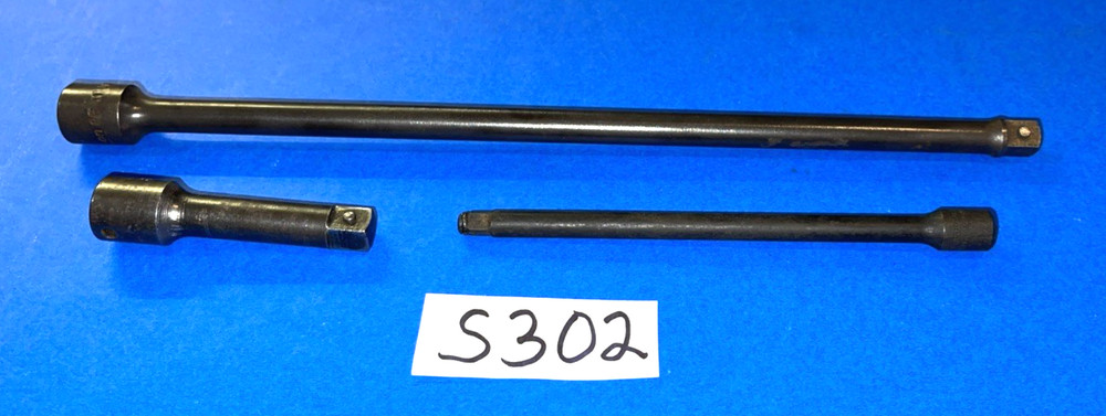 SNAP-ON TOOLS 3 PIECE 1/4 & 3/8 DRIVE SNAP RING & LOCKING PIN EXTENSIONS