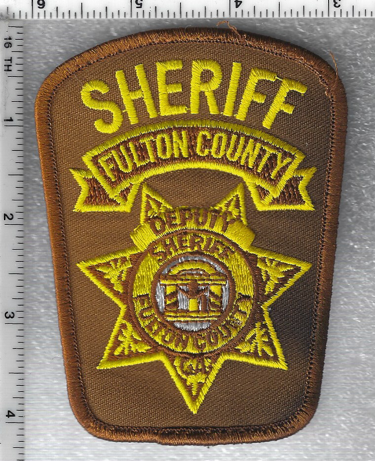 Fulton County Sheriff (Georgia) Uniform Take-Off Shoulder Patch
