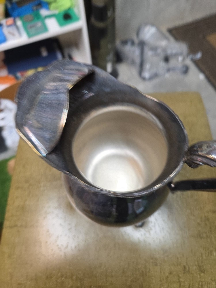 Vintage Pitcher with Ice Guard Plated Silver Company