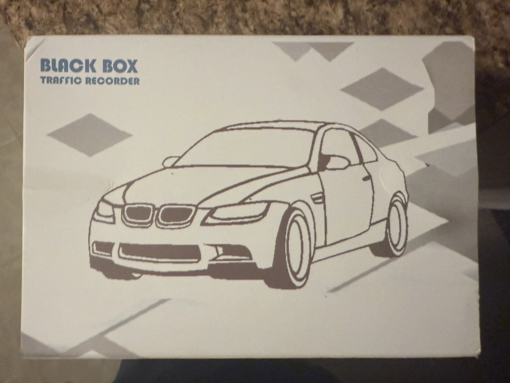 Black Box Dash Camera 3 Cameras Loop Record Motion Detector Night Vision 1080p