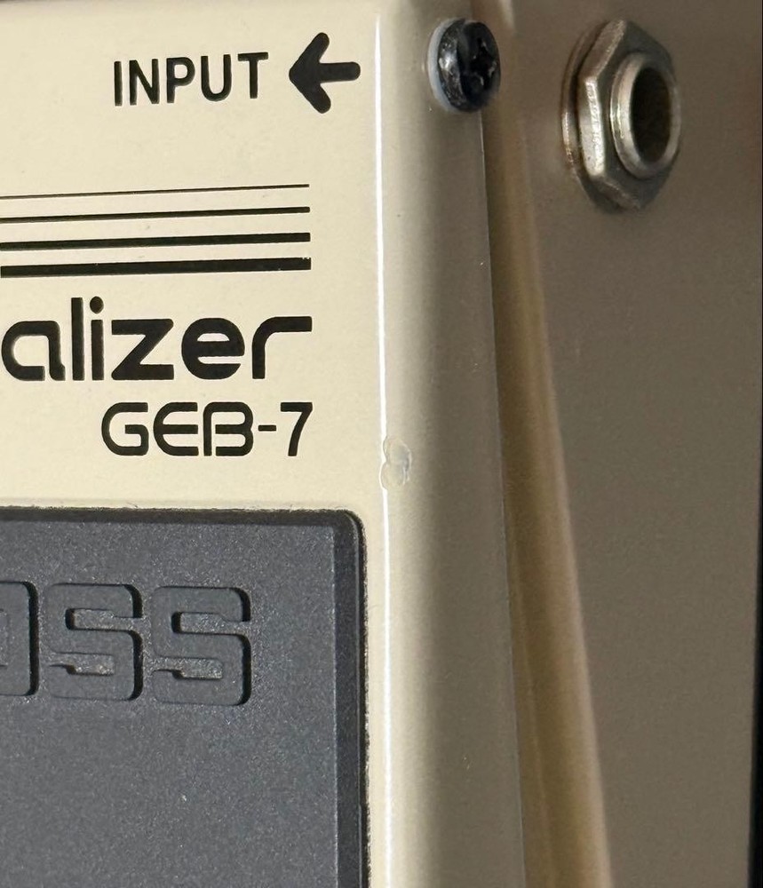 BOSS Bass Equalizer GEB-7 new effector