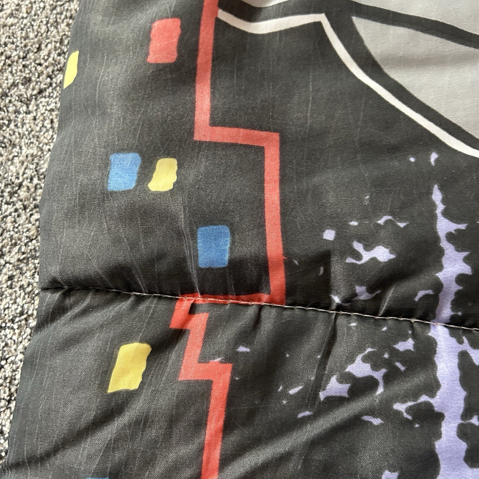 Vintage Batman Sleeping Bag DC Comics 1992 Youth Size Blanket 55x27