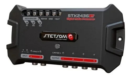 Stetsom STX2436 Bluetooth Audio Processor - 2 In 4 Out Digital DSP Crossover