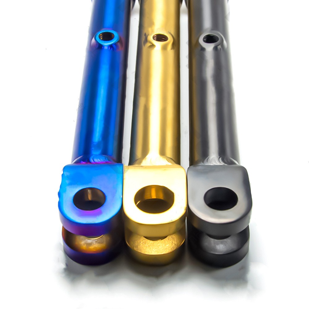 Motorcycle Universal CNC Titanium Adjustable Kickstand Foot Side Support Stand