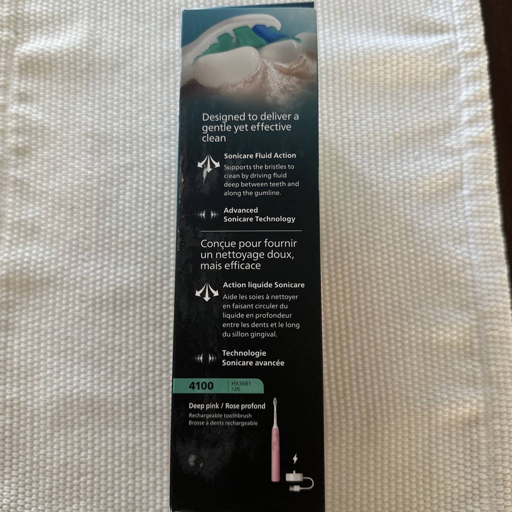 🔥 Rechargeable Philip Sonicare 4100 Toothbrush - Optimal Plaque Control C2 Head