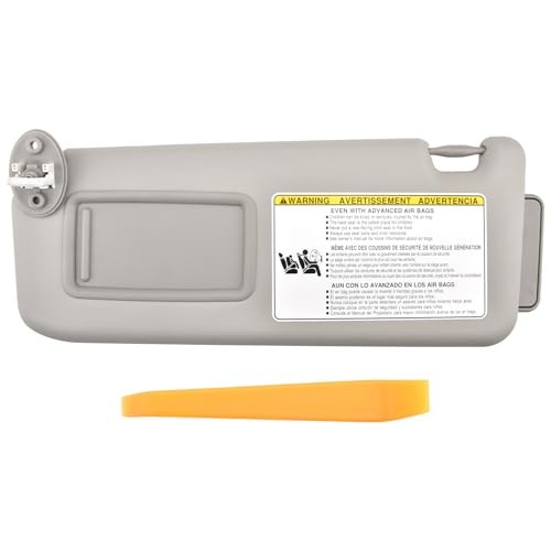 Sun Visor w/Extension Plate Fit for 2013-2018 RAV4 Replace Left Driver Side