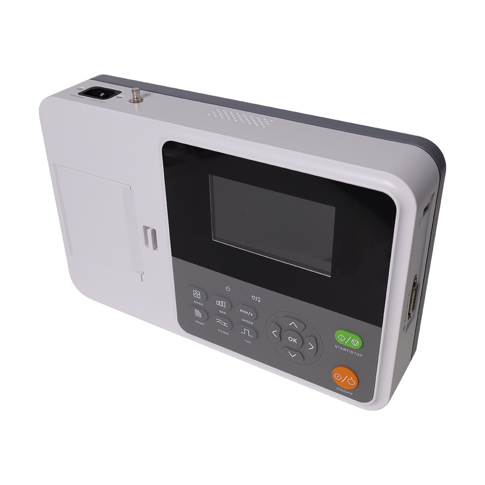 CONTEC E3 3-Channel 12-Lead ECG/EKG Machine w/ Printer & PC Software – Portable