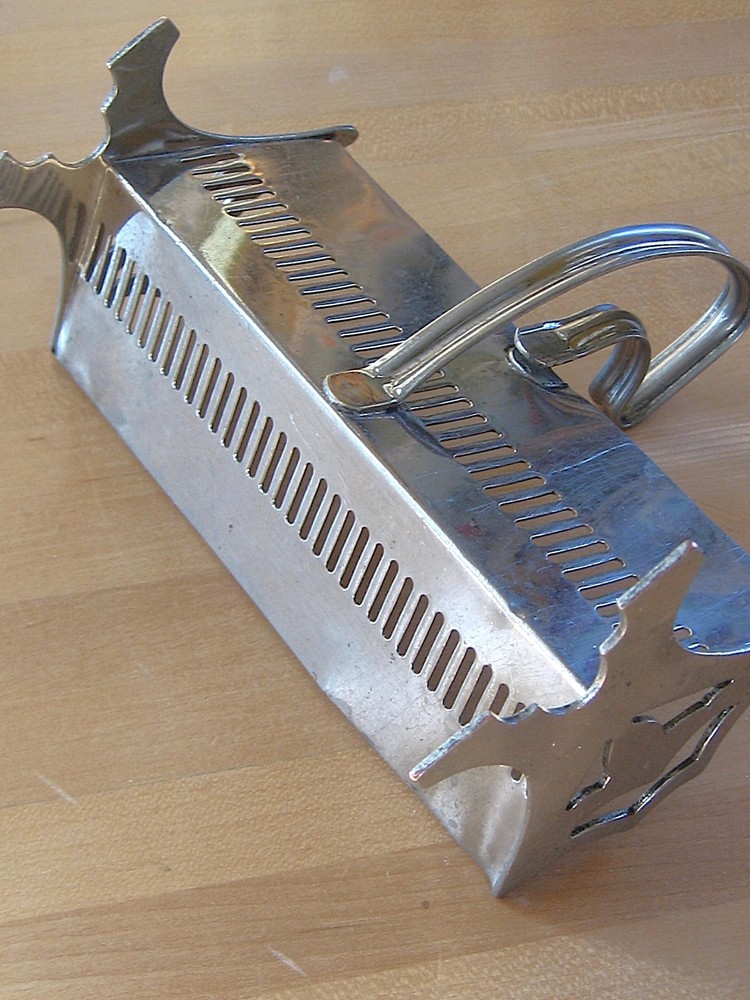 Vintage Silverplated Cracker Sugar Holder Basket Scuttle