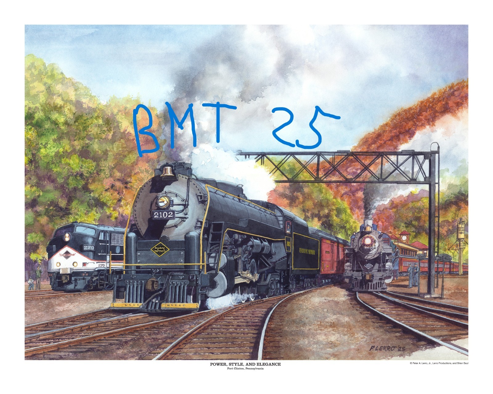 Power, Style & Elegance Reading & Northern Peter Lerro Jr signed & numbered