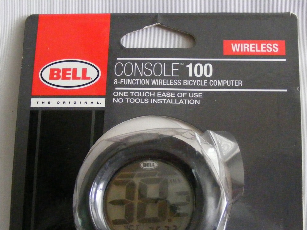 Bell Console 100 Wireless Bicycle Computer 8 Function 7025146 One Touch
