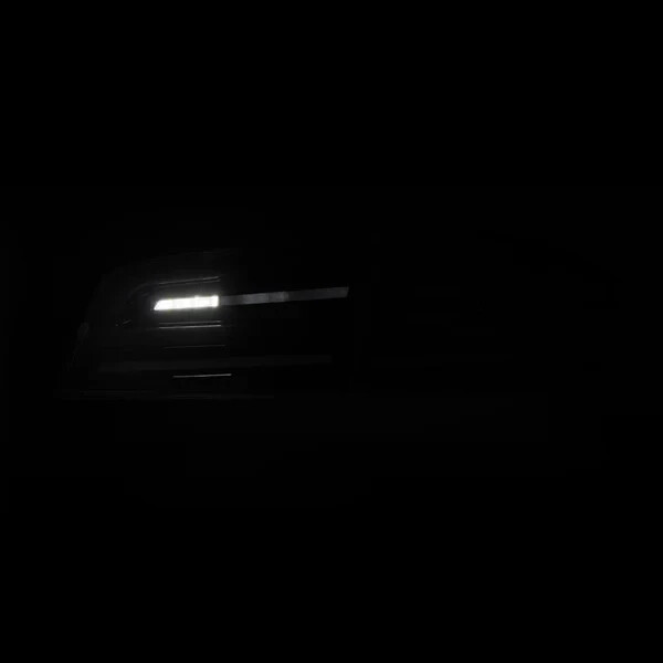 AlphaRex Alpha Black Luxx LED Sequential Tail Lights for 12-21 Tesla Model S