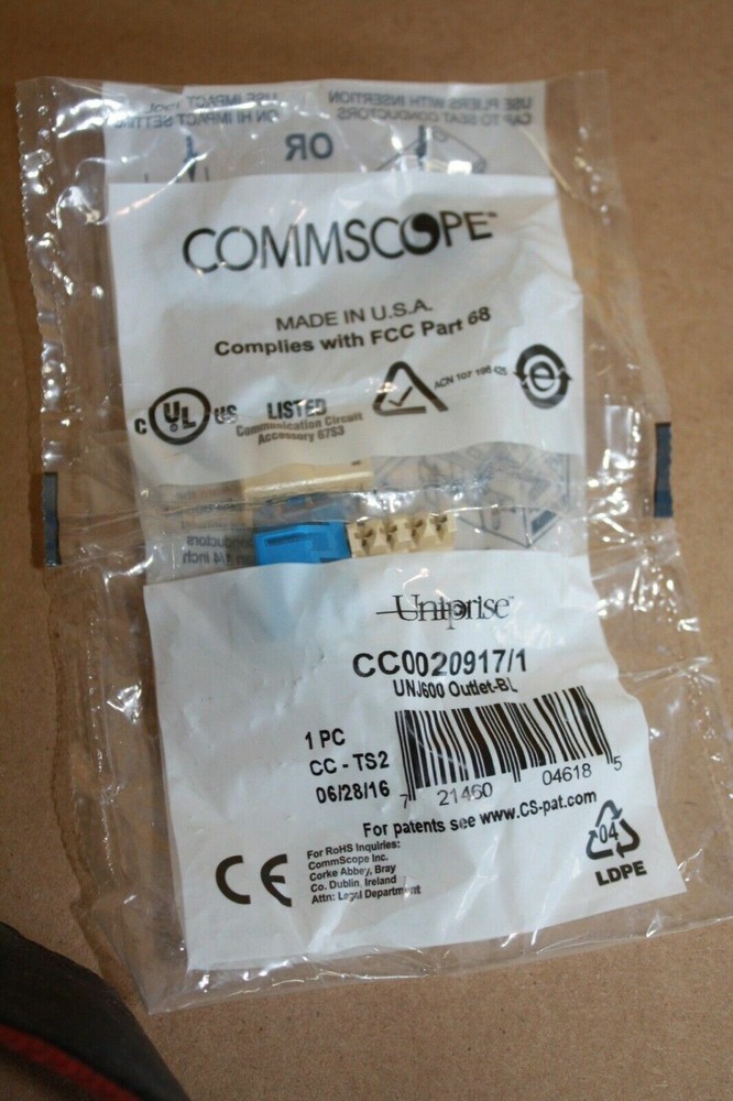 COMMSCOPE UNJ600 OUTLET CC0020917/1 CONNECTOR