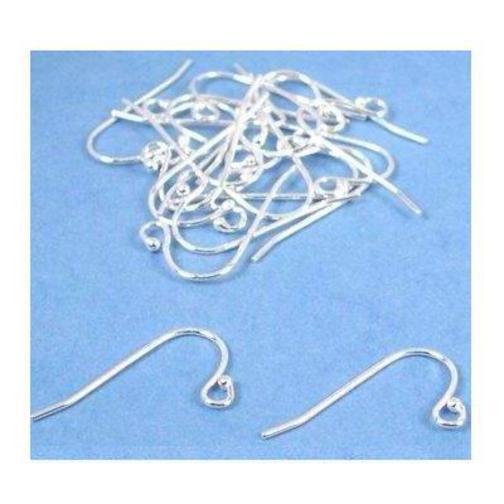 20 Sterling Silver Shepherd Hook Earrings 21 Gauge