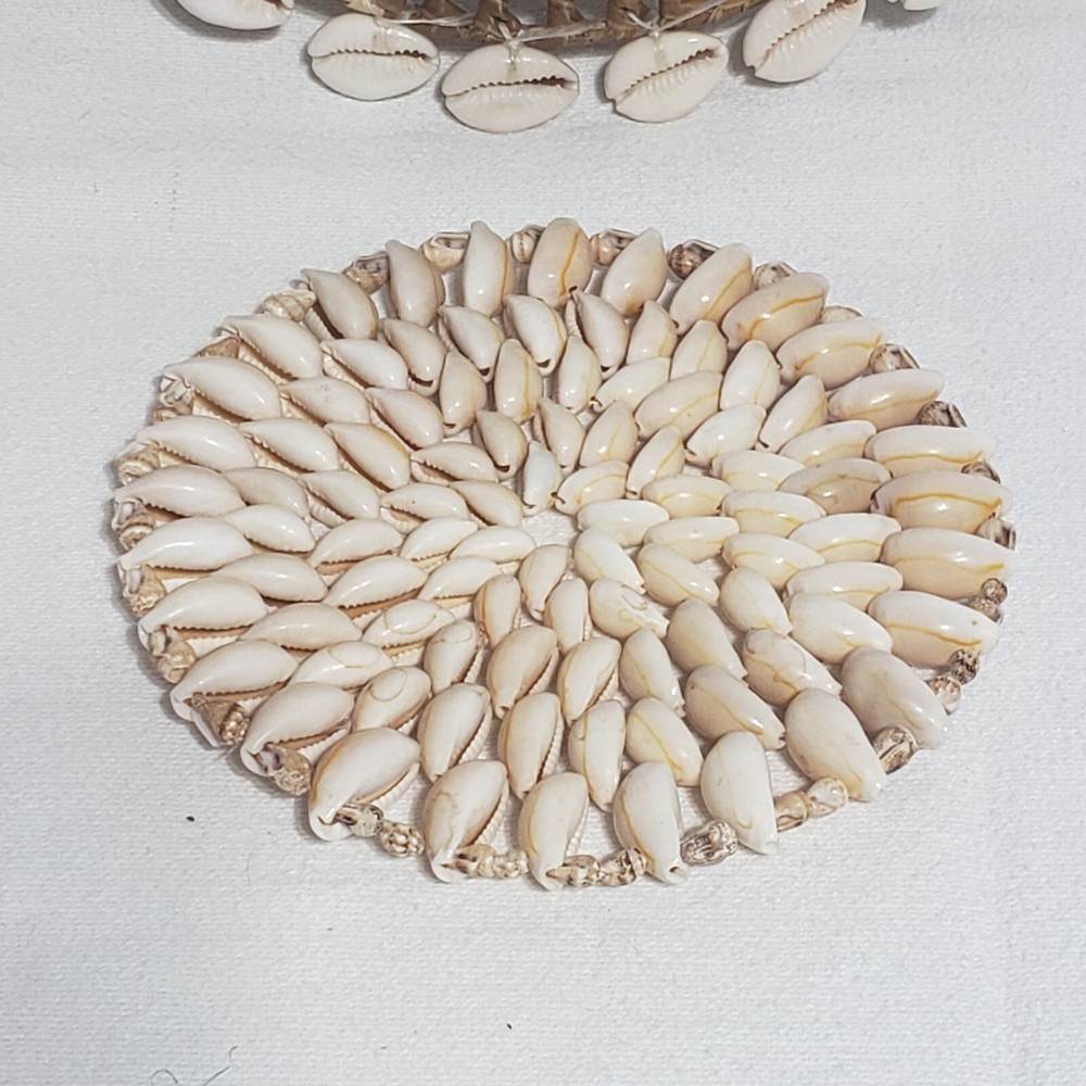 Puka Cowie Sea Shell Trivets Beach Decor