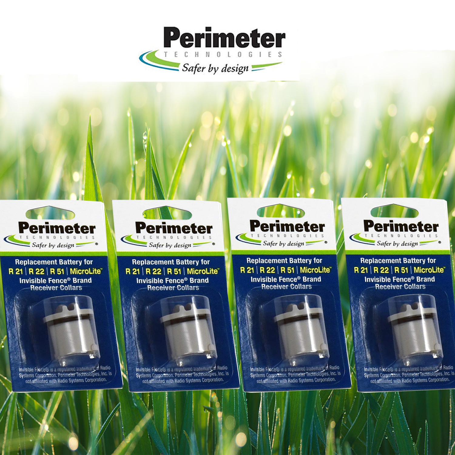 Perimeter IFA-001 Dog Collar Batteries For Invisible Fence R21 R22 R51 Microlite