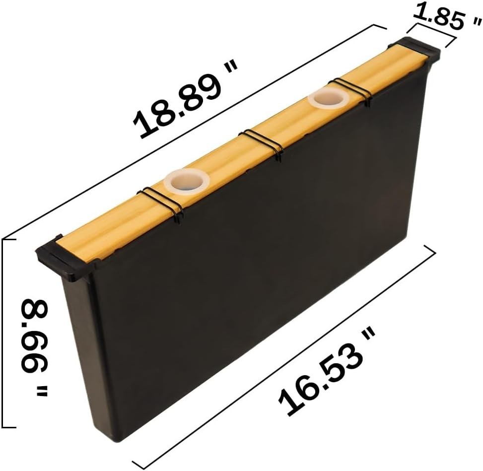2 Pack 3.5L Beehive Feeder Beehive Frame Feeder Deep Frame Water Feeder for Beek