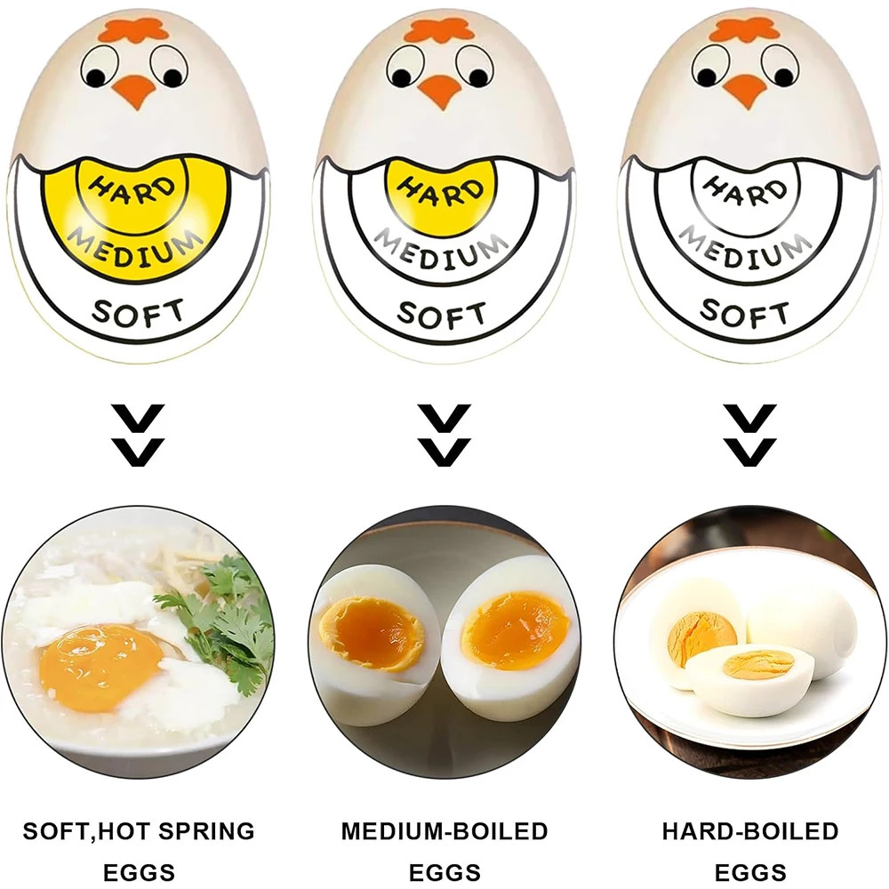 Egg Timer Egg Color Changing Indicator Tells Soft Hard Boiled Egg