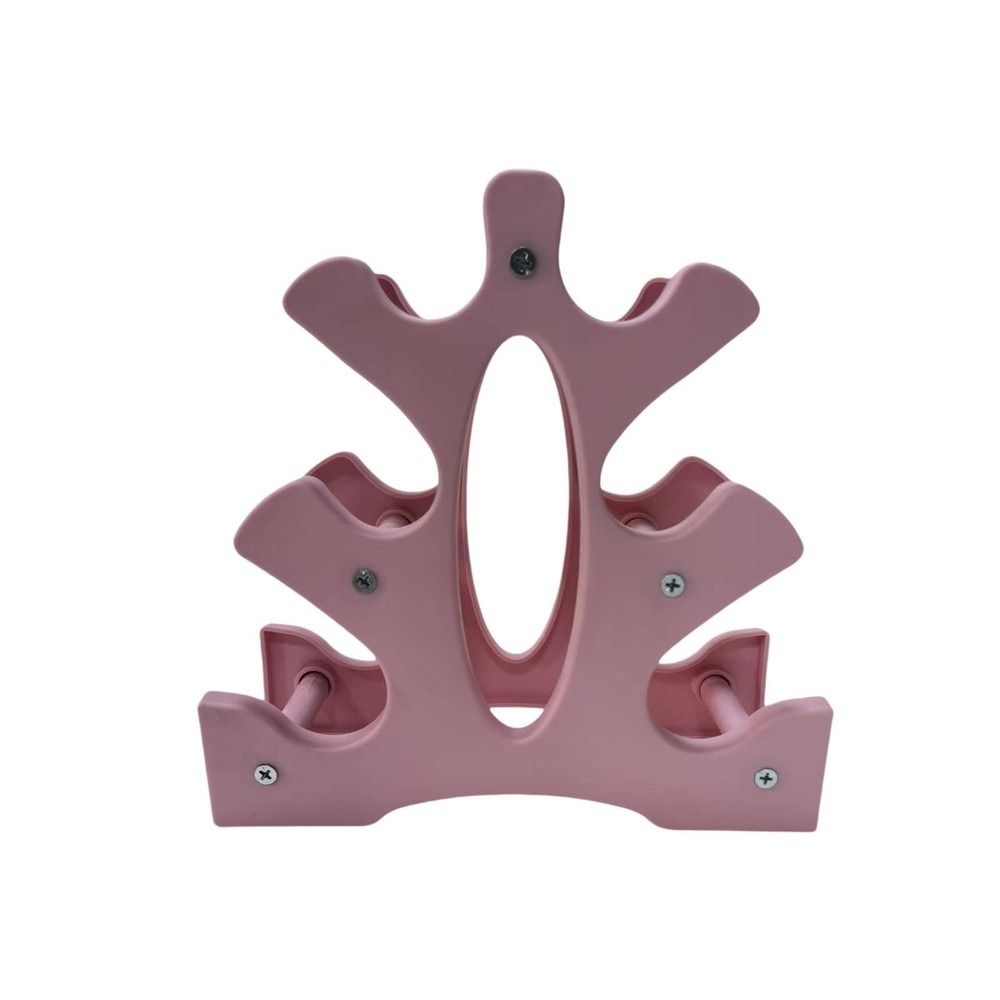 Dumbbell Rack Stand Only 3 Tier Space Saving Easy Assembly Storage Rack