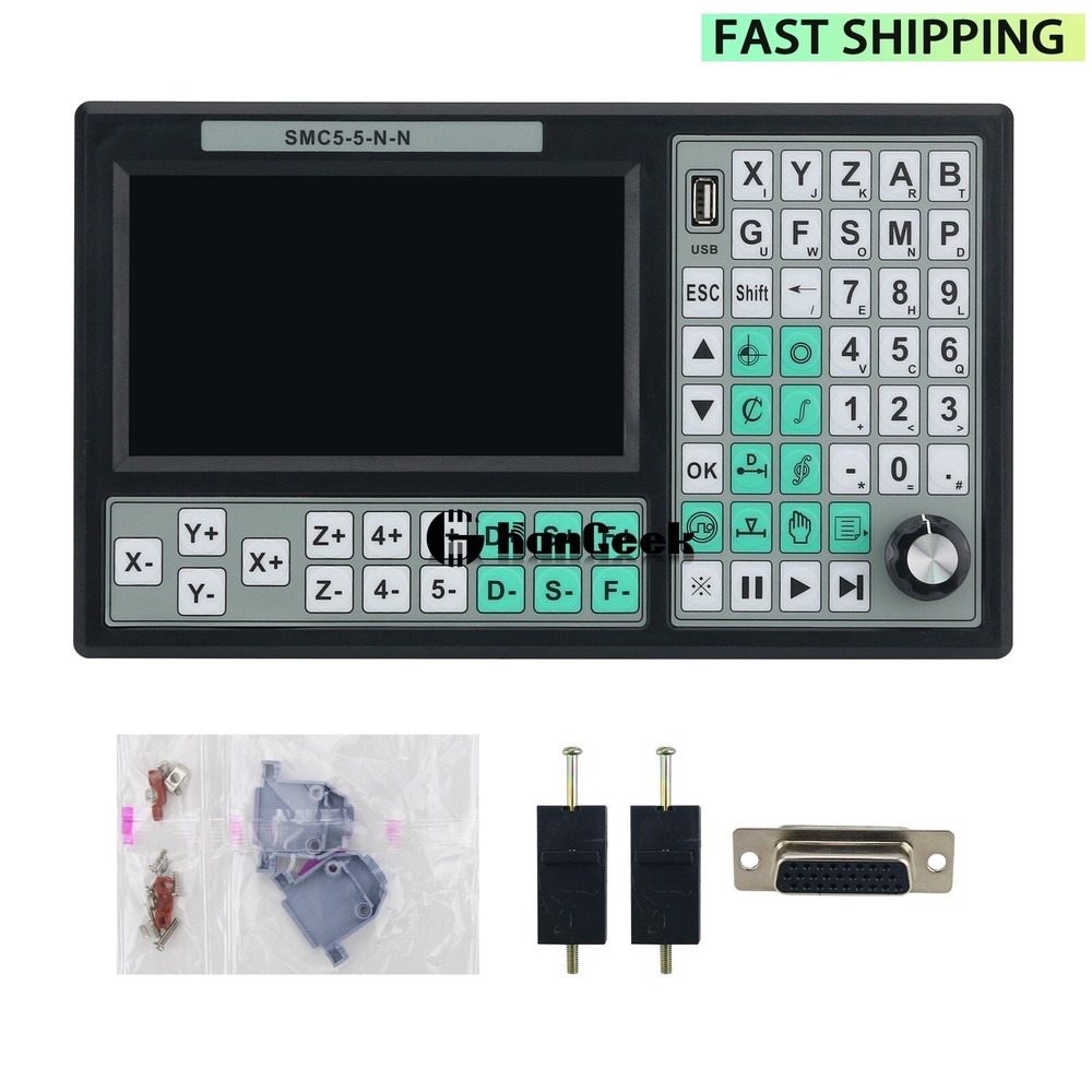 SMC5-5-N-N 5-Axis CNC Offline Controller 32-Bit CPU RTCP Motion Controller