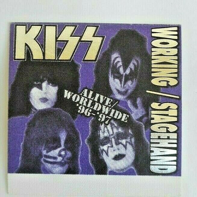 Kiss Reunion Tour  Alive World Wide 1996 /1997 Working Stagehand Pass