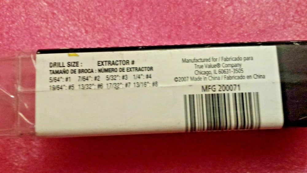 MASTER MECHANIC, 789182, #7 SPIRAL SCREW EXTRACTOR