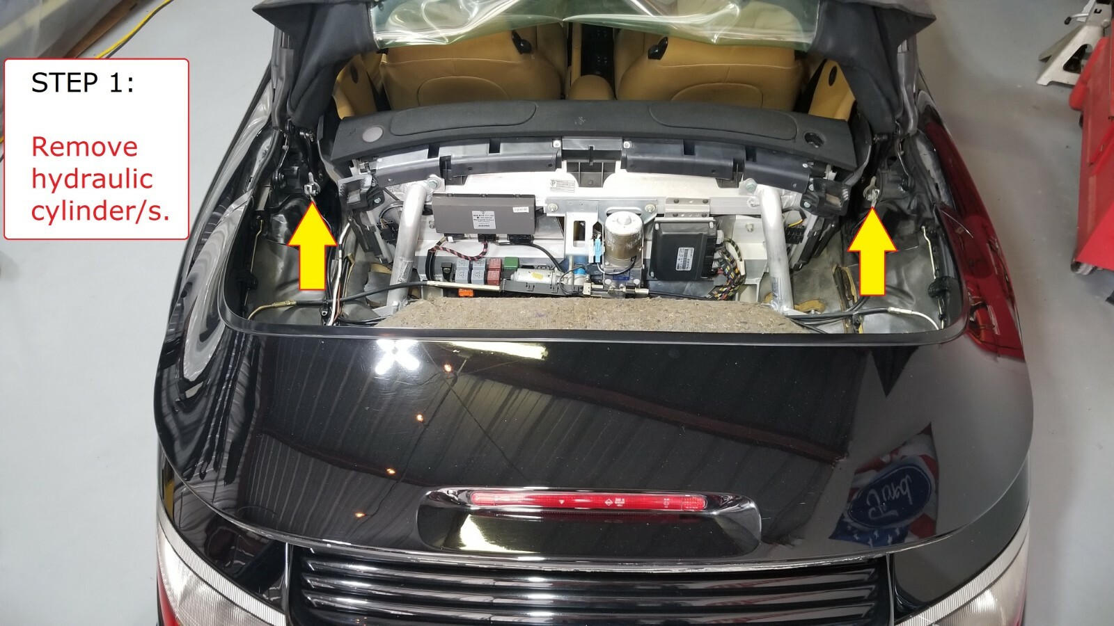 Porsche 911 Convertible Top Hydraulics RESTORATION SERVICES 996 997 ( 1 Day )