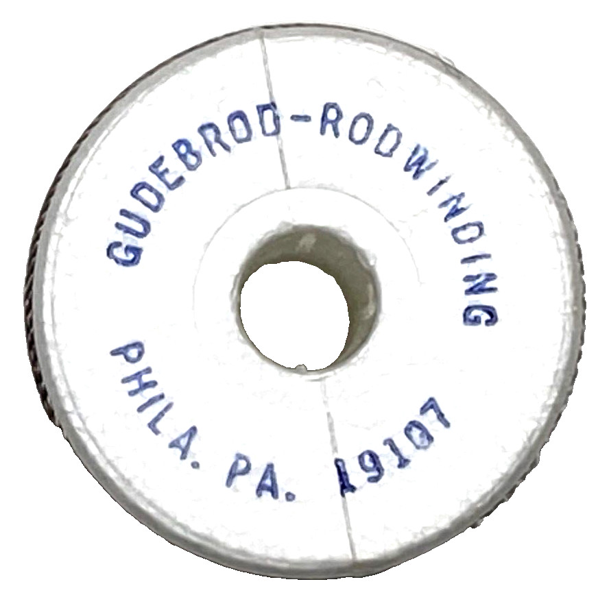 Gudebrod Nylon Thread Gray Ash Metallic Type EE 50-Yard Spool