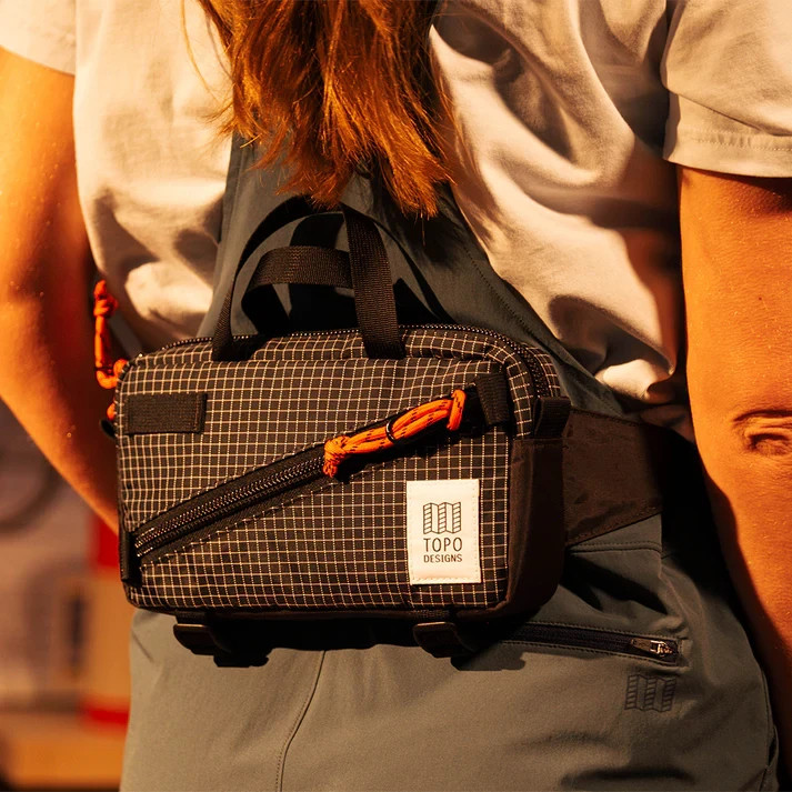 Topo Designs - Mini Quick Pack - Black Grid