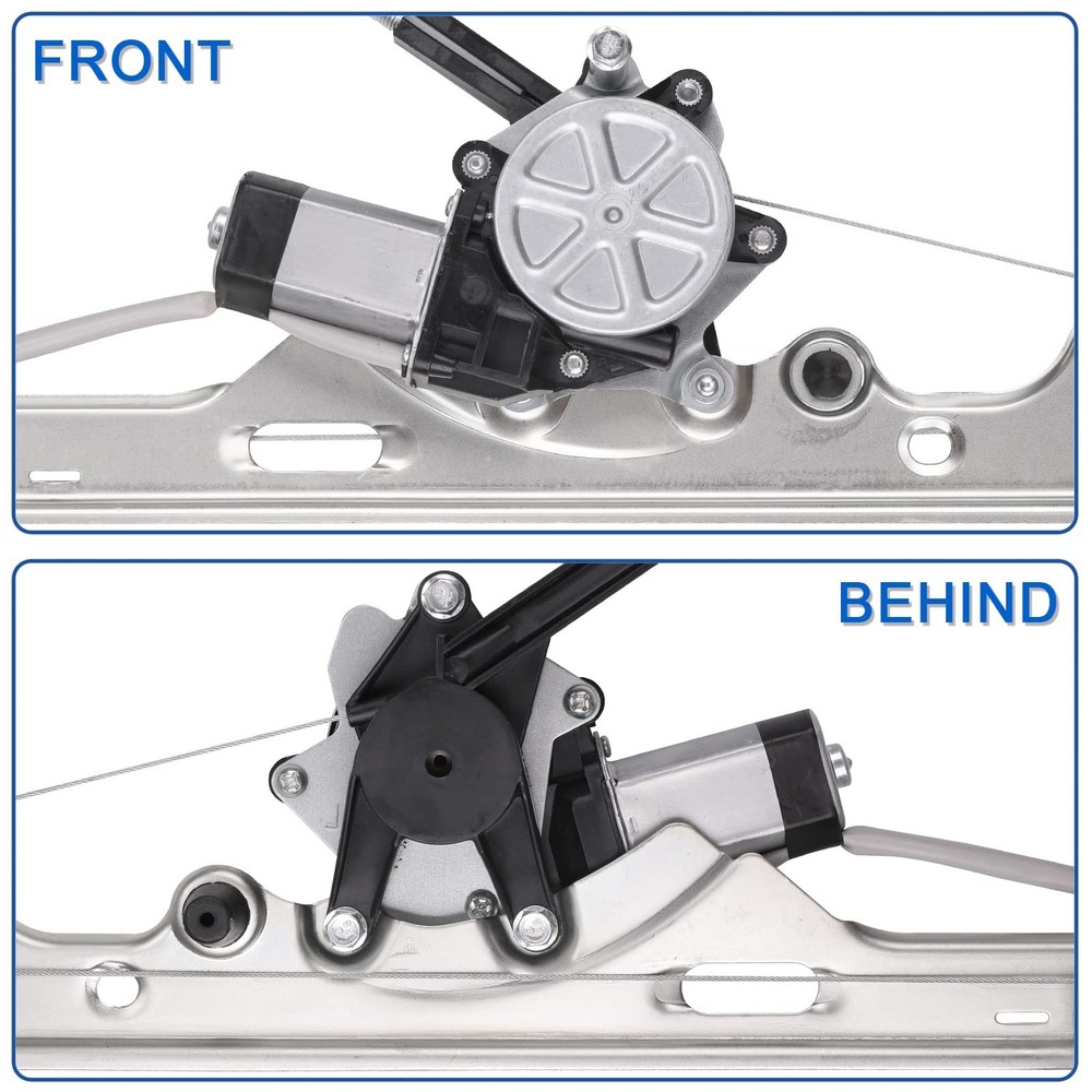 Obaee 741-644 Front Left Driver Side Power Window Regulator & Motor Assembly ...