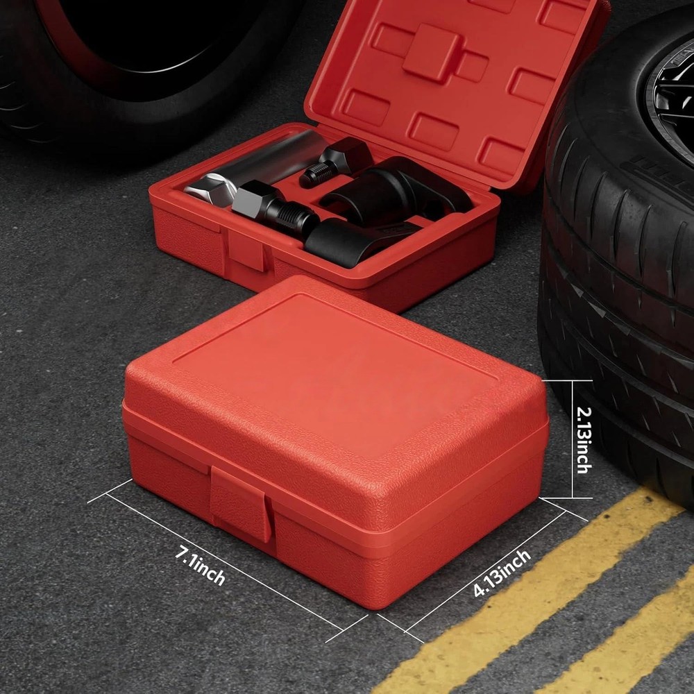 5Pcs Oxygen Sensor Socket Vacuum Wrench O2 M12 M18 Tool Renew Thread Chaser Set