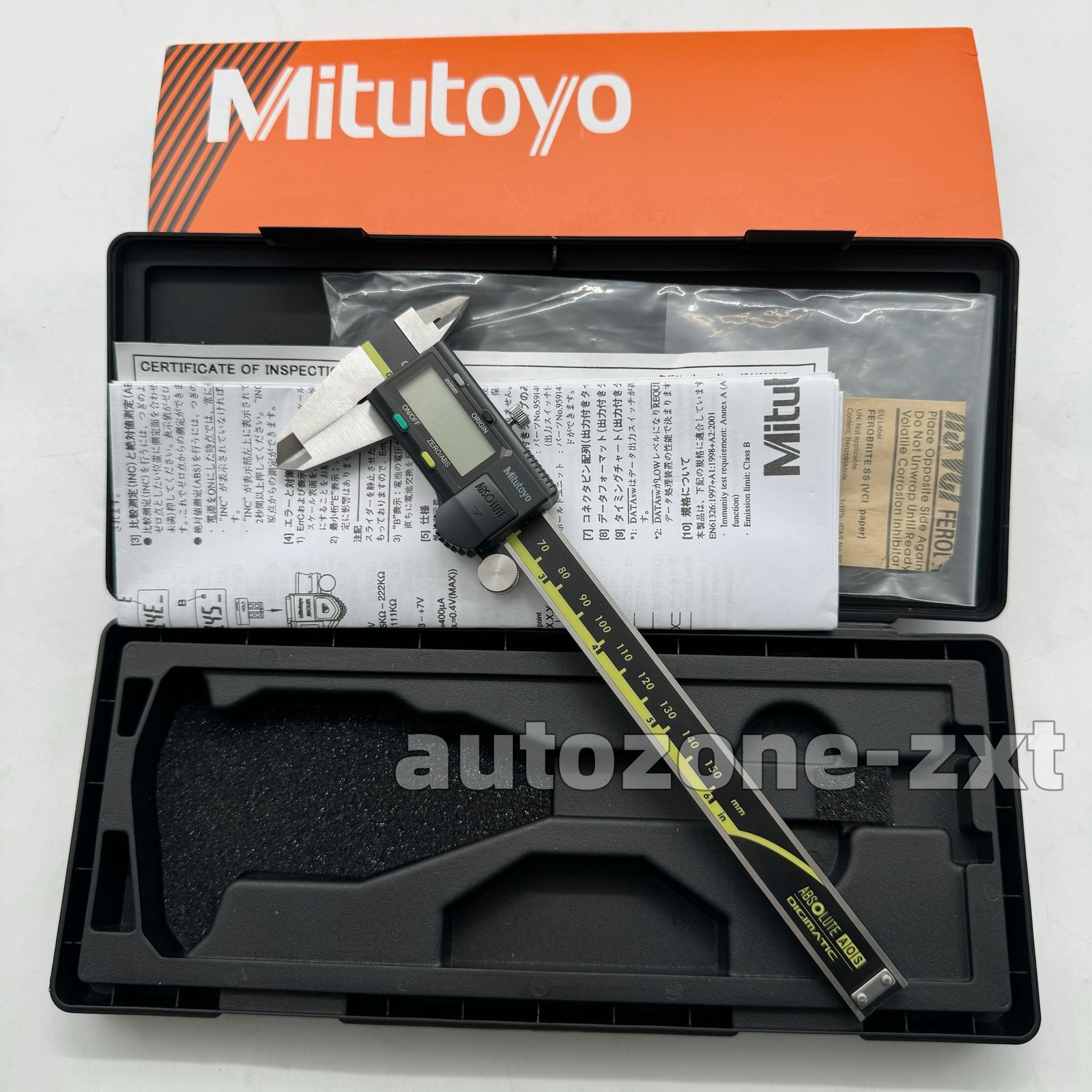 150mm/0-6 Absolute Digital Digimatic Vernier Caliper Mitutoyo Japan 500-196-30