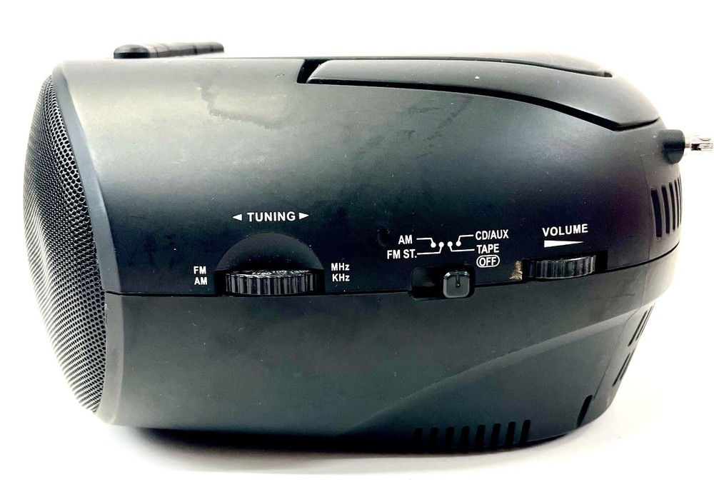 Jensen CD - 545 BLACK Portable handle FM Stereo CD Player