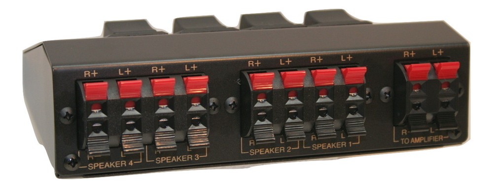Technolink TC-9 4-Way Stereo Speaker Selector; 200 Watt Rating!
