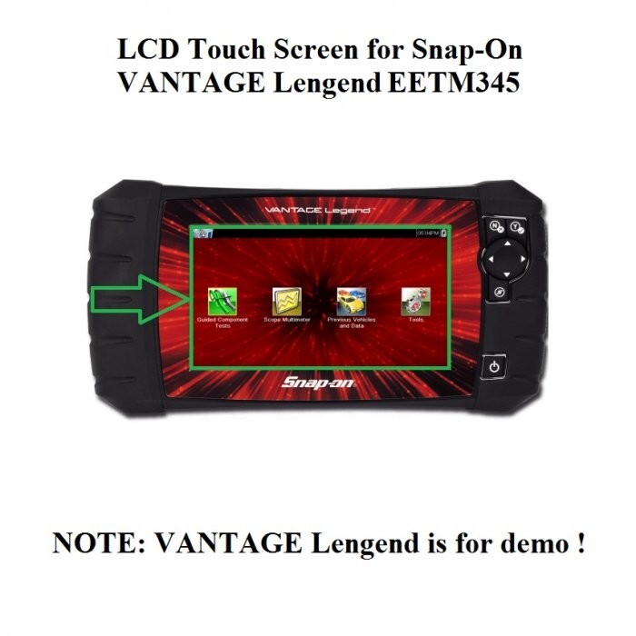 LCD Touch Screen Digitizer Replacement for Snap-on VANTAGE Legend EETM345