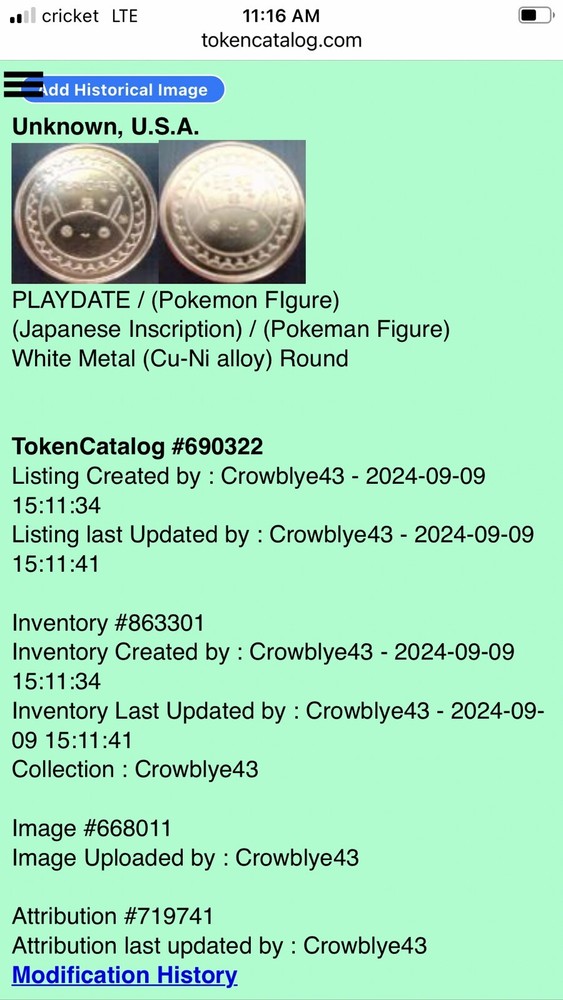 Metal Pokémon Token