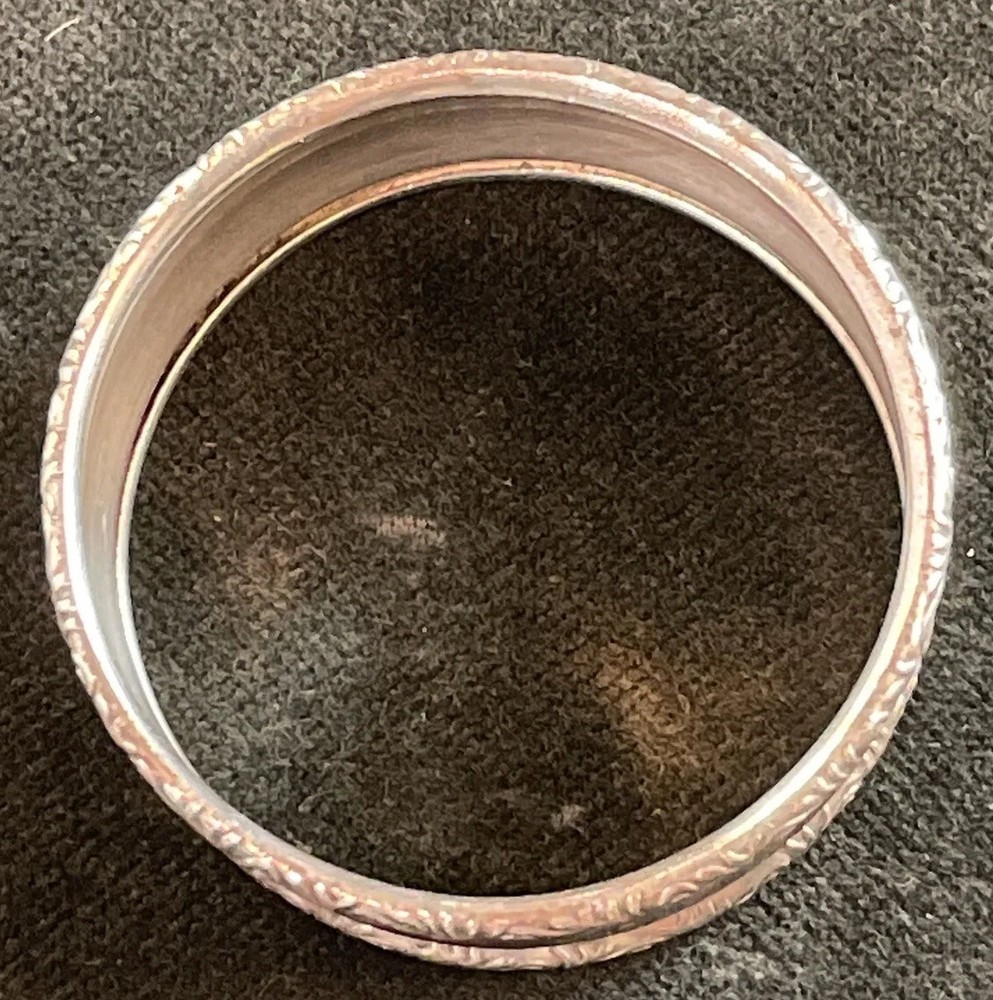 Birks Sterling Silver Napkin Ring Name Engraved “Joan”