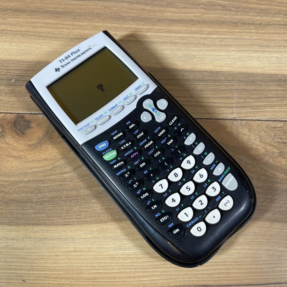 Texas Instruments TI-84 Plus Graphing Calculator Black Handheld Color Display