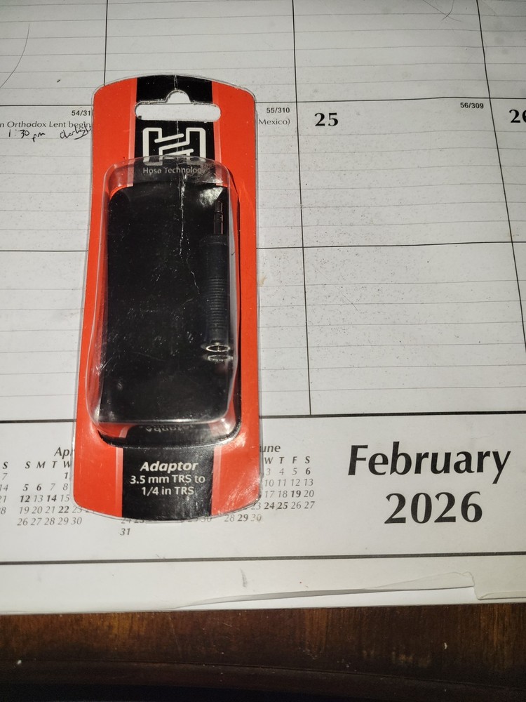 HOSA guitar cable and adaptors