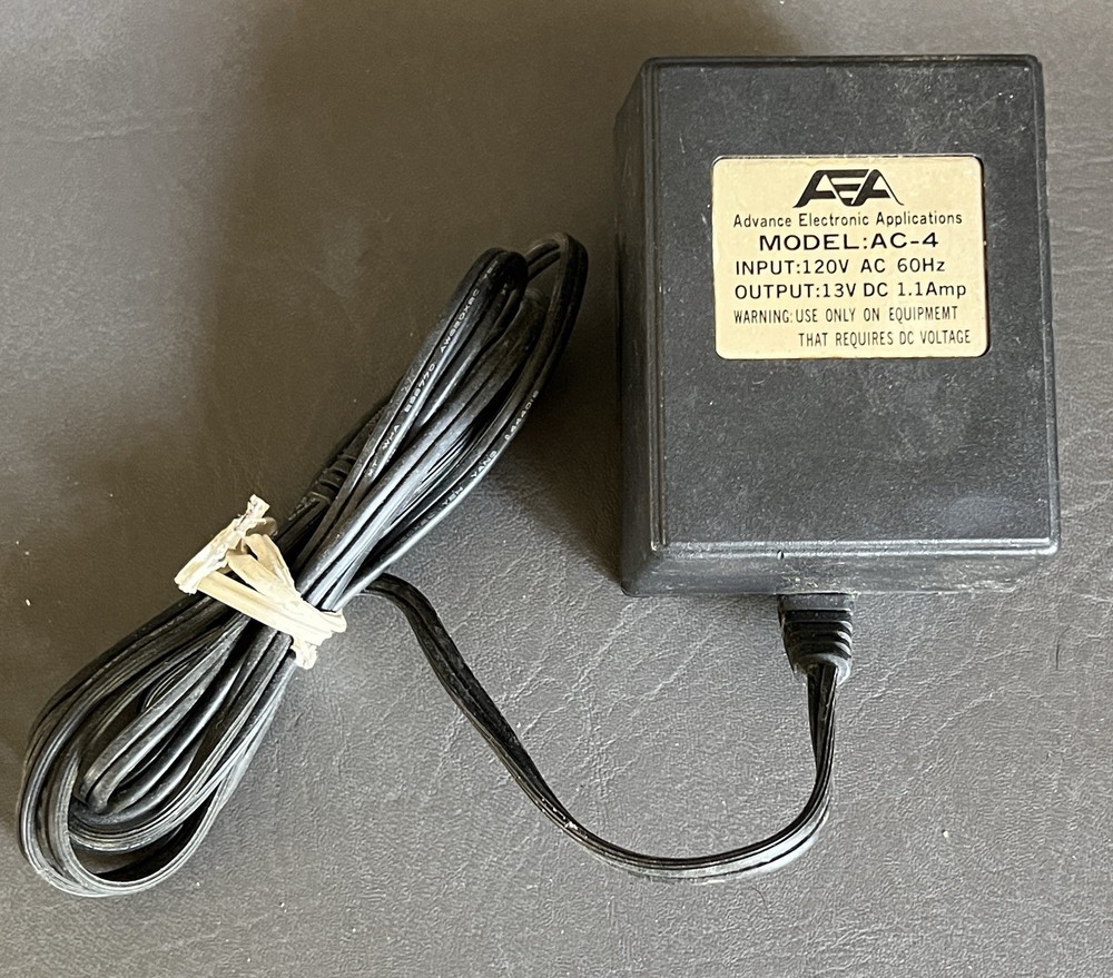 AEA Power Adapter Supply Model AC-4 For Pakratt 232 PK-232 Data Controller