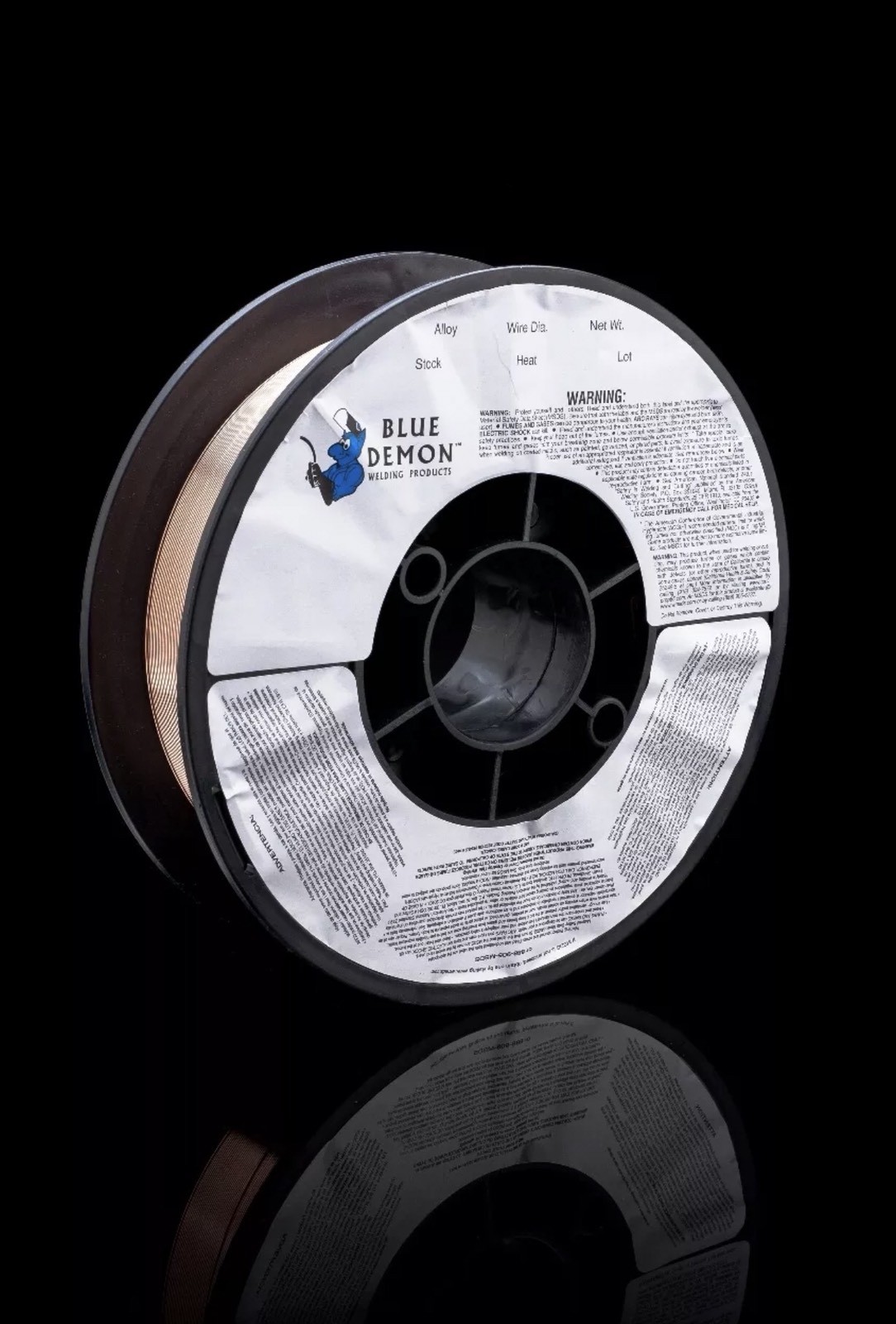 ER70S-6 .023 MIG Mild Steel Welding Wire 11 lb Spool Blue Demon